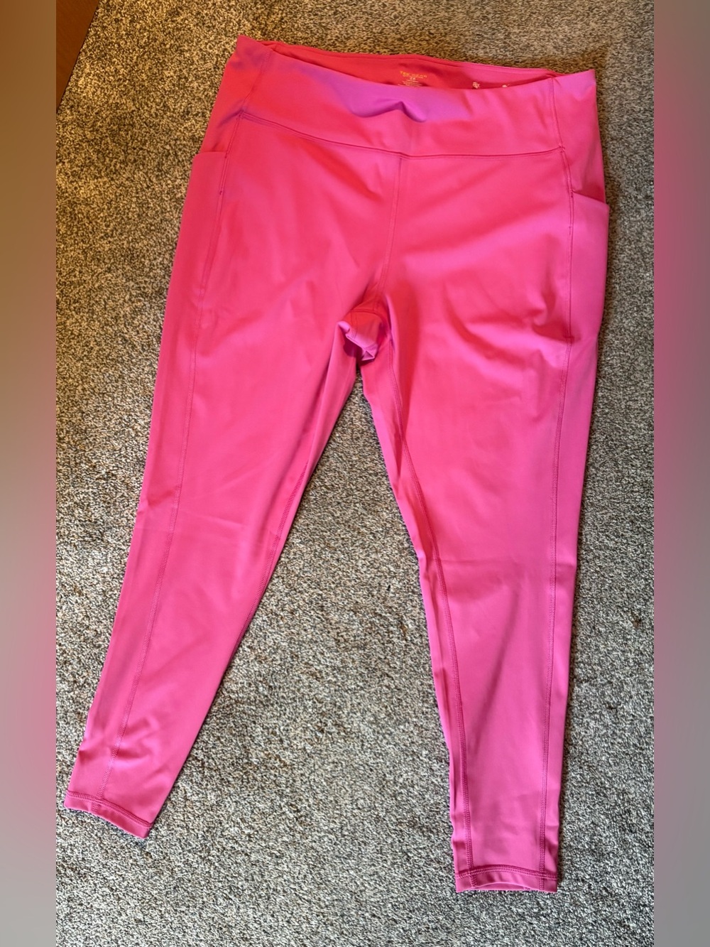 Women’s, tek gear Hot Pink Ultrastretch Leggings, Size 2x